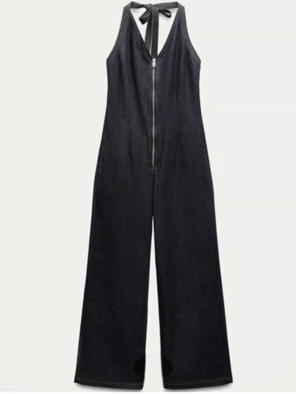 Zara Long Denim Jumpsuit/ Dsrk Blue
